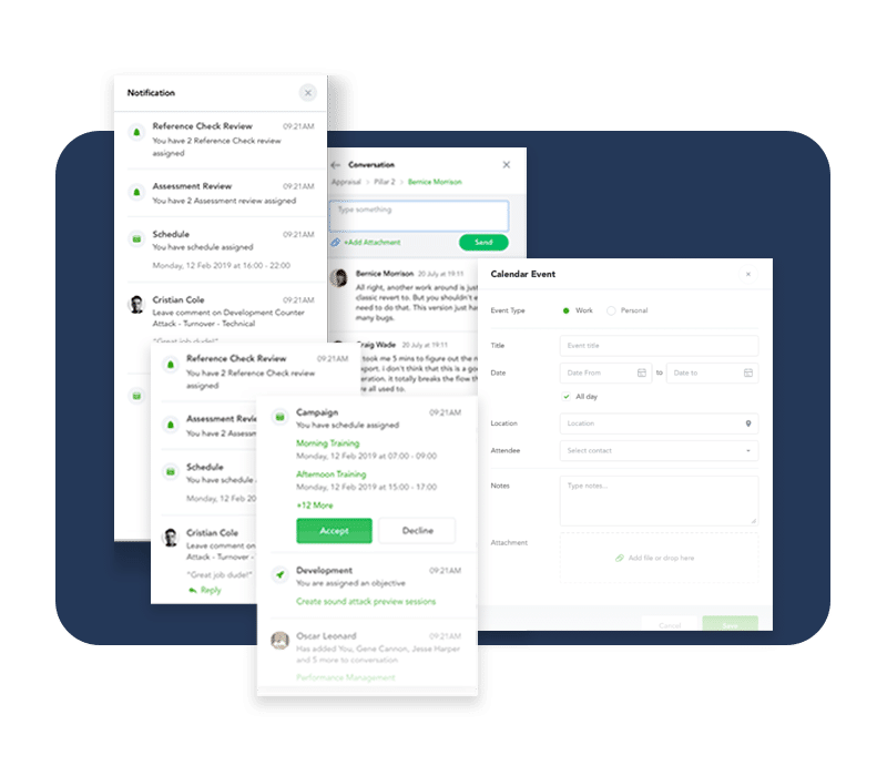 Respond quickly from the notifications bar Respond quickly from the notifications bar